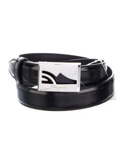 Pre-owned Ferragamo Skinny Leather Belt In Multi