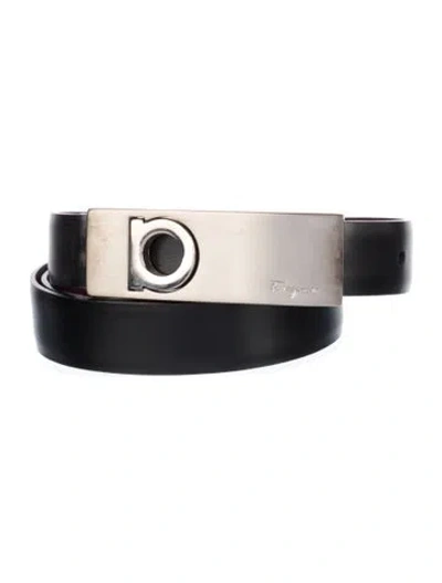 Pre-owned Ferragamo Skinny Leather Belt In Multi