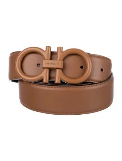 Pre-owned Ferragamo Skinny Leather Belt In Multi