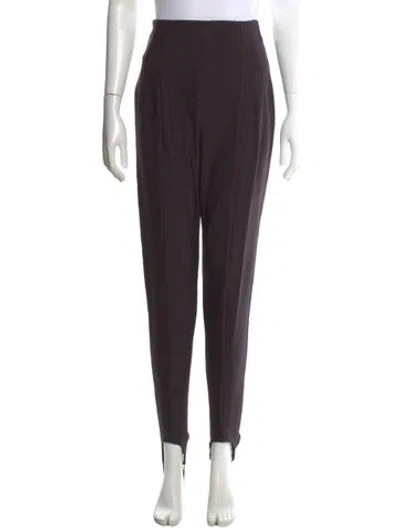 Pre-owned Ferragamo Skinny Leg Pants In Purple