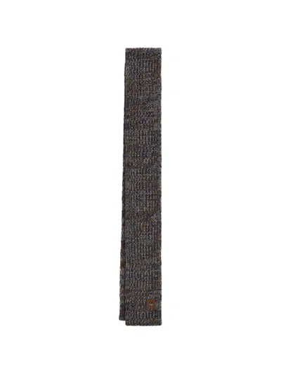 Ferragamo Skinny Scarf In Brown