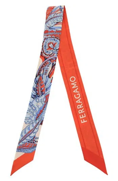 FERRAGAMO FERRAGAMO SKINNY SILK SCARF