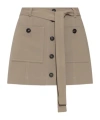 Ferragamo Skirt With Pockets In Brown