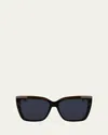 Ferragamo Eyewear In Striped Brown/black