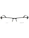 Ferragamo Sleek Rectangular Eyeglasses For Men In Gray