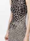 Ferragamo Sleeveless Knitted Dress In Black