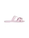 Ferragamo Women's Lilou Rubber Slides In Pink