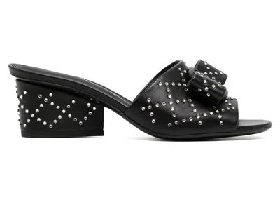 Pre-owned Ferragamo Slide (women's) Sneakers In Black