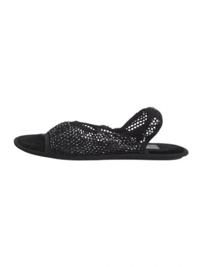 Pre-owned Ferragamo Slides In Black