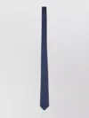 Ferragamo Geometric Pattern Silk Tie In Blue