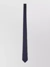 Ferragamo Slim Patterned Neckwear Collection For Men In Blue