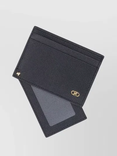 Ferragamo Slim Textured Compact Wallets