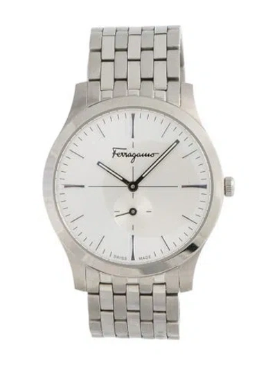 Pre-owned Ferragamo Slim Watch, 35mm In Multi