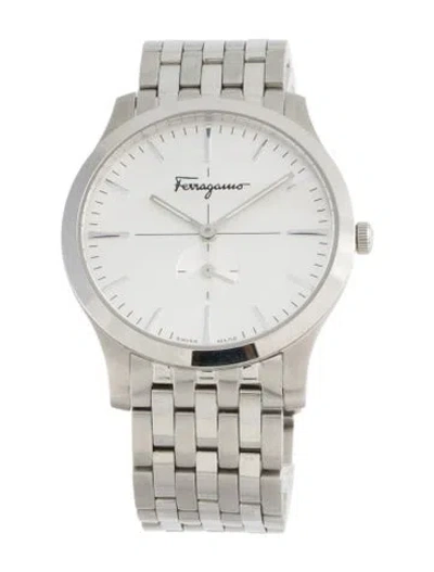 Pre-owned Ferragamo Slim Watch, 35mm In Multi
