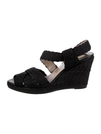 Pre-owned Ferragamo Slingback Pumps In Black