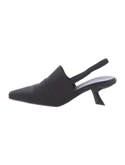 Pre-owned Ferragamo Slingback Pumps In Blue