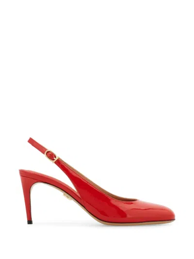 Ferragamo Slingback In Red