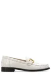 Ferragamo Slip-on Loafers In Bianco