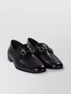 Ferragamo Black Gancini Ornament Mules