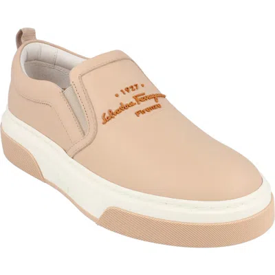 Ferragamo Slip-on Sneaker In Pink