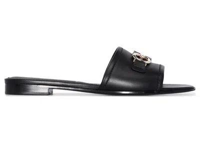 Pre-owned Ferragamo Slipon Sandals (women's) Sneakers In Black
