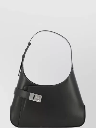 FERRAGAMO "SLOUCHY" TOP HANDLE SHOULDER BAG WITH ADJUSTABLE STRAP