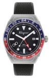 Ferragamo Slx Gmt Silicone Watch In Silver