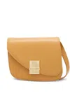 Ferragamo Borsa A Tracolla Fiamma Piccola In Pelle Beige Donna In Neutrals