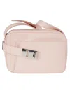Ferragamo Small Camera Case Logo Crossbody Bag In Pink