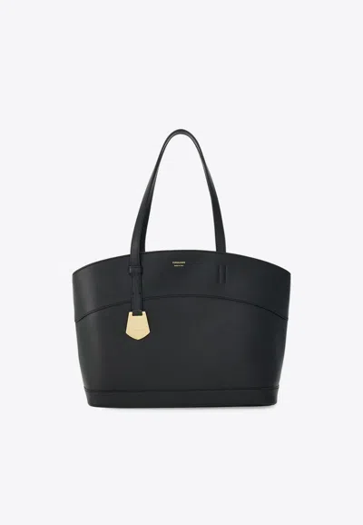 Ferragamo Small Charming Shoulder Bag In Black