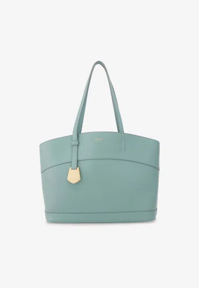 Ferragamo Small Charming Shoulder Bag In Sage
