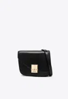 Ferragamo Small Fiamma Leather Shoulder Bag In Multicolor
