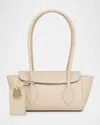 Ferragamo Small Firenze Shoulder Bag In Stone