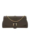 Ferragamo Small Front Flap Crossbody Bag In Gray