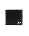 Ferragamo Gancini Leather Bifold Wallet