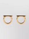 Ferragamo Gold-colored Gancini Earrings