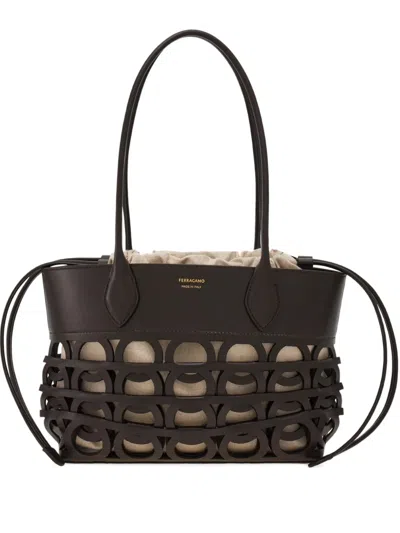 Ferragamo Small Gancini Tote Bag
