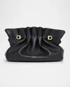 Ferragamo Medium Gancio Piercing Shoulder Bag In Nero