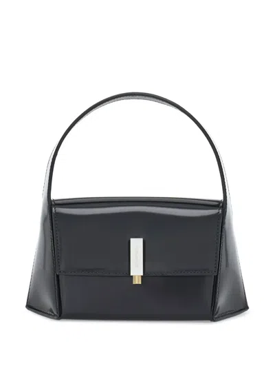 Ferragamo Small Geometric Shoulder Bag In Black