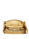 Ferragamo Small Hug Clutch Bag In Gold