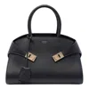 Ferragamo Hug Black Small Top Handle Bag