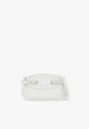 Ferragamo Small Hug Leather Crossbody Bag In White