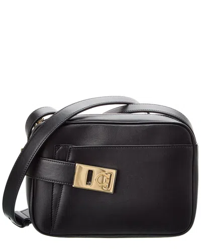 FERRAGAMO FERRAGAMO SMALL LEATHER CAMERA BAG