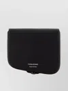 Ferragamo Small Leather Change Purse In Black
