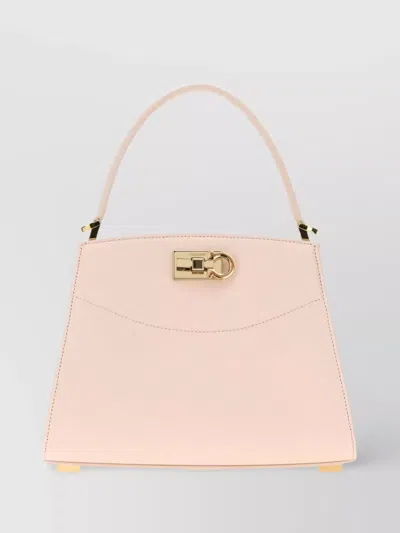 Ferragamo Small Leather Studio Box Handbag