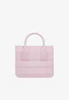 Ferragamo Small Tote Bag With Signature In Pink