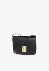 Ferragamo Fiamma Shoulder Bag Salvatore Strap Adjustable In Black