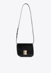 Ferragamo Small Oyster Shoulder Bag In Leather In Black