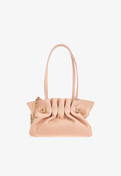 Ferragamo Small Soft Leather Shoulder Bag