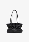 Ferragamo Soft Shoulder Bag In Black